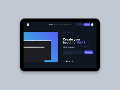 Coming Soon Kit / SaaS sections branding clean coming soon design figma figma prototype landing page saas typography ui upcoming page user interface ux ux design web design