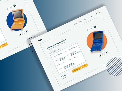 #DailyUI 012: Ecommerce - Single consoles dailyui design ecommerce figma gameboy webdesign