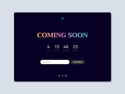 #DailyUI 48: Coming Soon