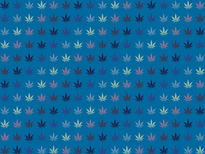 Blue Indica Pattern