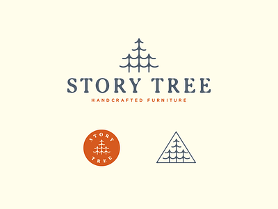 Logo option for Story Tree badge branch furniture logo pine story tree wood working
