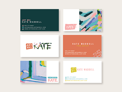 Artist Business Cards By Tricia Van Asten On Dribbble