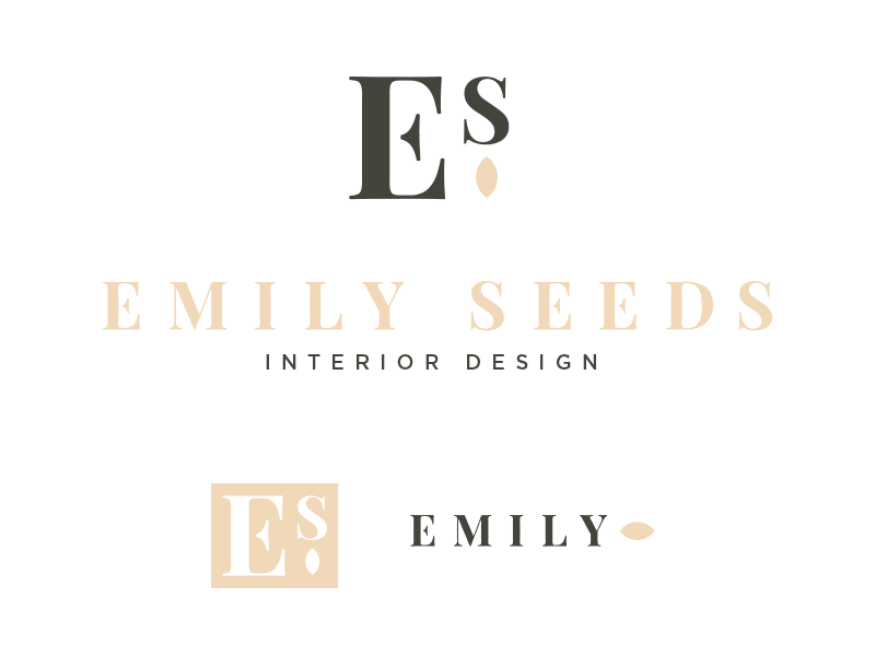 New logo option i'm liking! seeds seed logotype logo serif monogram letter s e