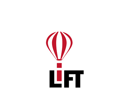 Hot Air Balloon Lift branding dailylogochallenge design logo vector
