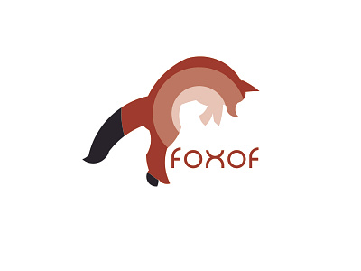 Fox FOXOF brand branding dailylogochallenge design fox foxof logo vector