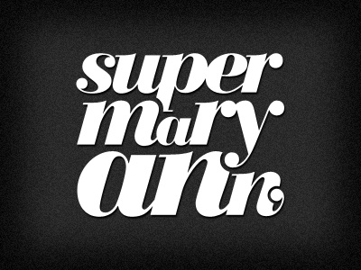 super branding identity logo logotype sexy super type typography