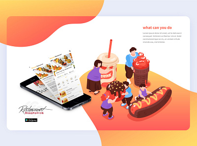Restaurant apps ׀ UI Design app design graphic design illustration logo photoshop ui ui ux ux web design