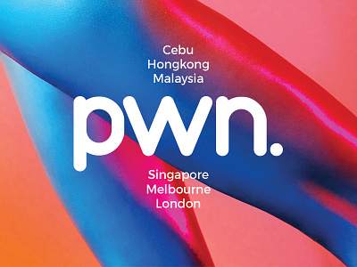 Pwn brand identity branding logo logo design stroke typography