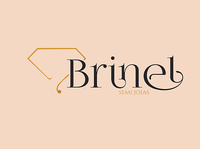 Brinel Semi Jóias branding jewellery jewelry logo media online shop