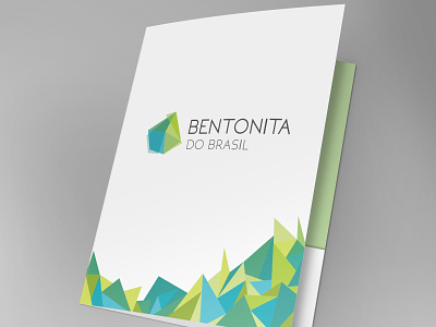 Bentonita do Brasil brand brand identity folder graphic