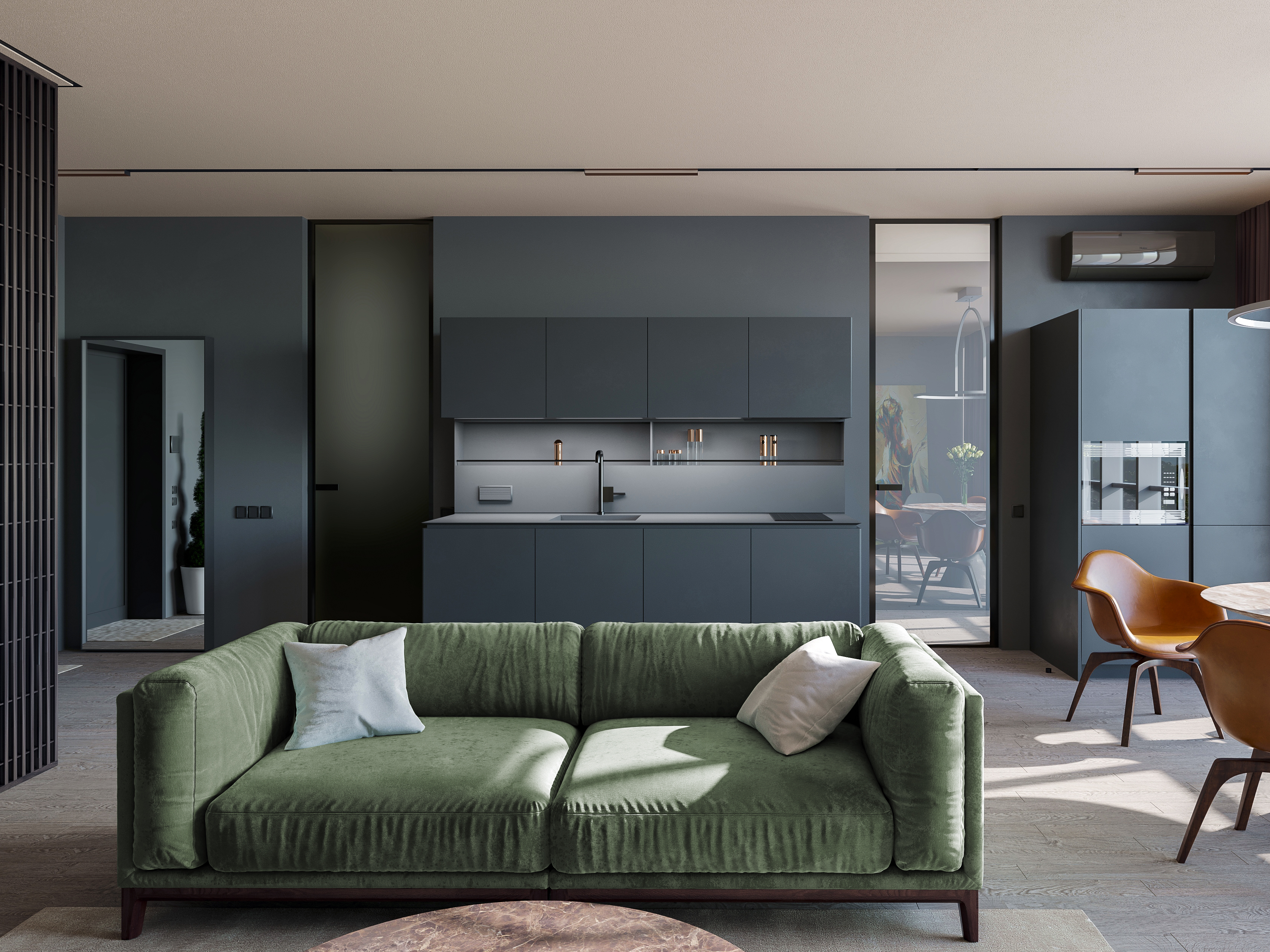 Interior Visualization Of A Small Flat By Irender On Dribbble
