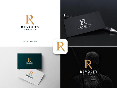 Letter R + Sword Logo concept..