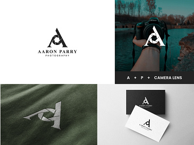 Successful logo branding project for Aaron Parry.. branding colorful design graphic design icon illustration logo logo design minimal modern photography logo