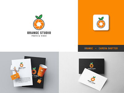 Logo design for Orange Studio... 3d animation branding colorful design graphic design icon illustration logo logo design minimal modern motion graphics ui