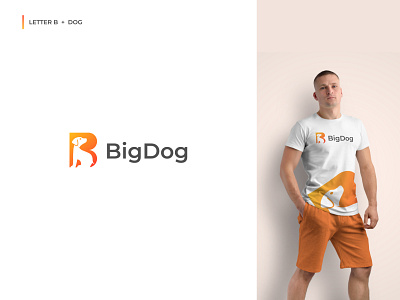 Letter B + Dog logo concept for pet-related business (Unused)