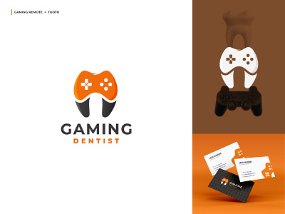 Gaming remote + Tooth logo concept (Available for sale)