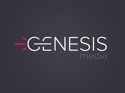 Genesis Media Logo branding