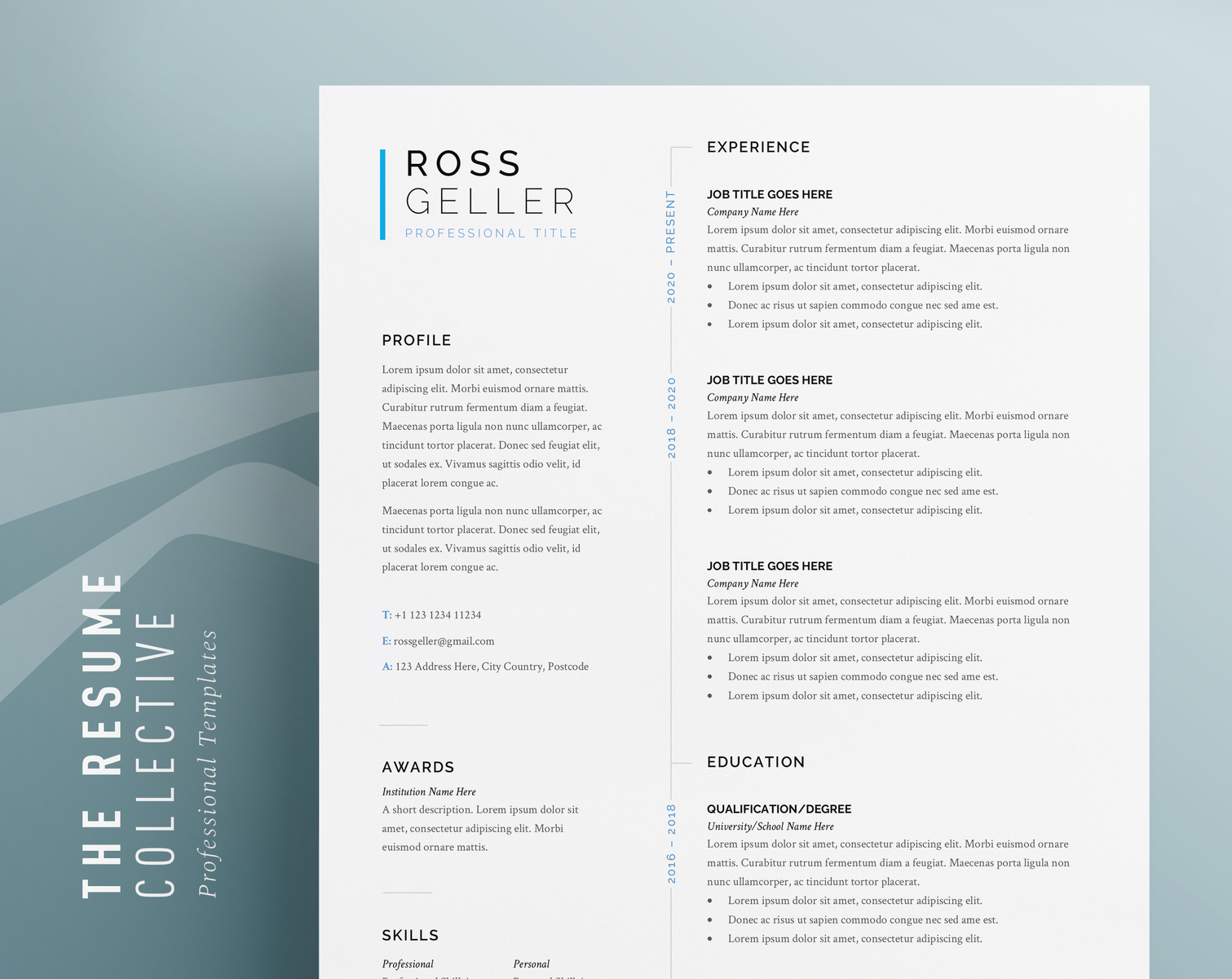 free cv template for ms word
