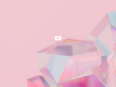 Fancy.3 3d c4d cinema 4d crystal design fancy fashion glass logo octane pink render web