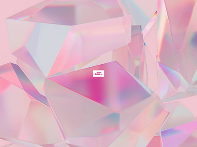 Fancy.5 3d banner c4d cinema 4d crystal design fancy fashion glass logo octane pink render style web