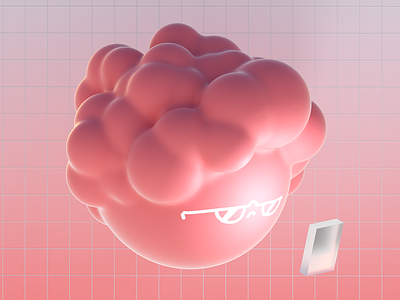 Pinky 3d branding c4d cinema 4d design illustraion illustration octane octane render render web