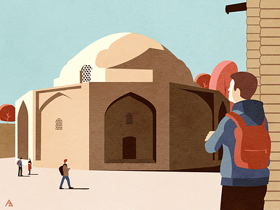 Where I live these days artwork graphic graphicdesign illustration iran isfahan