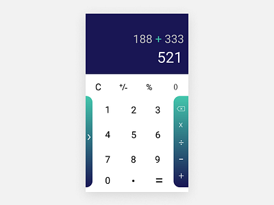 UI Challenge - Calculator challenge design ui visual design