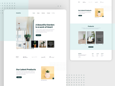 Landing Page Thumbnail by SD Shuvo on Dribbble