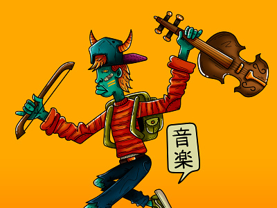 The musician character character design illustraion illustration art illustrator