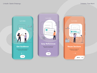 CV Easy - Onboarding Screens