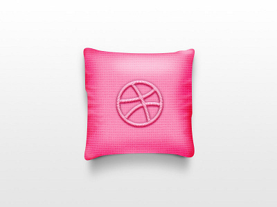 dribbble pillow icon