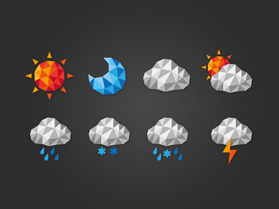 Creative Weather icon weather