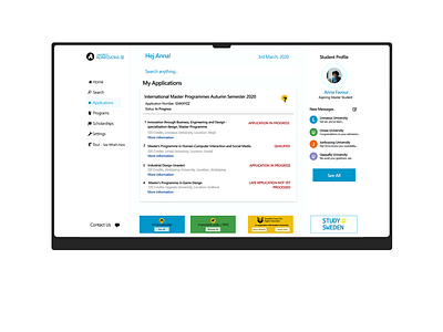 Universityadmissions.se Redesign
