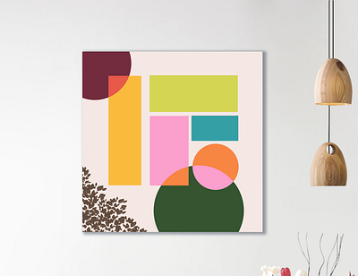A Play With Shapes and Color colors design design element illustration shape