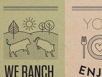 We Ranch You Enjoy branding design illustration logo packaging