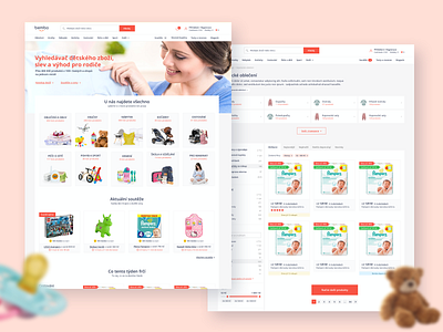 Bembo.cz baby ecommerce ecommerce design portal shop web web design webdesign website website design