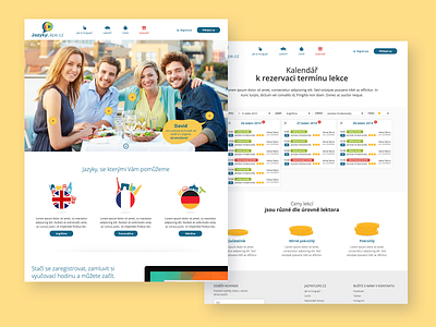 JazykyLepe design language ui ux web web design webdesign website website design
