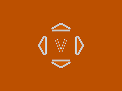 v vector logo bold brand branding design graphic design illustration logo logo design minimal modern typography