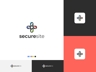 securesite bold brand graphic design icon identity logo design minimal modern typography vector