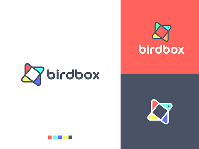 birdbox bird bird icon birdbox brand design brand identity branding graphic design icon illustration logo design minimal modern vector