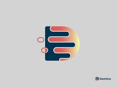 domino 3d 3d art brand brand identity branding d letter logo graphic design icon illustration logo minimal modern vector