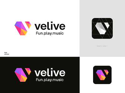 velive app concept app design app icon brand design colorful creative fun illustration live video 2020 logo modern music app 2020 play music play store special edition unique vector