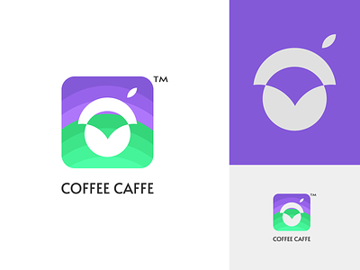 coffee caffe brandidentity coffe logo coffee caffe coffee shop color concept logo brand minimal modern