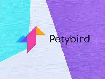 petybird bird bird logo brand identity flat bird logo design petybird simple lgo