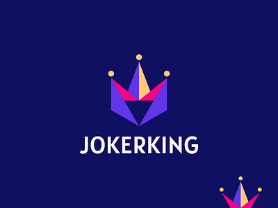 jokerking brand brand identity branding graphic design joker joker game joker movie king logo logo design logodesign minimal modern vector