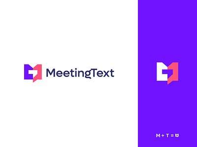 meeting text brand branding logo logo design meeting modern text