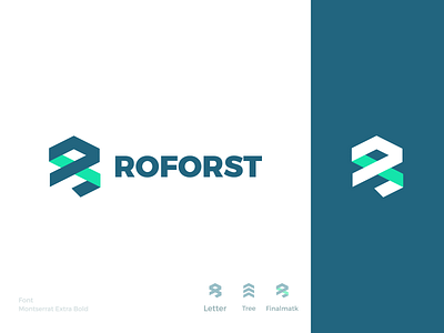 Rejected Logo (ROFORST) bold brand branding design graphic design illustration logo logo design minimal modern vector