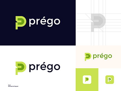 prégo concept 2 bold brand brand identity branding graphic design logo logo design minimal modern prégo vector