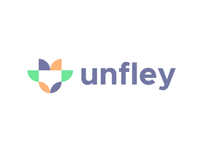 unfley brand brand identity branding design graphic design icon logo logo design minimal modern unfley