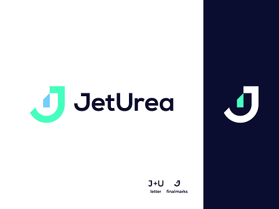JetUrea bold brand brand identity branding graphic design letter mark letter mark logos logo logo design minimal modern unused vector
